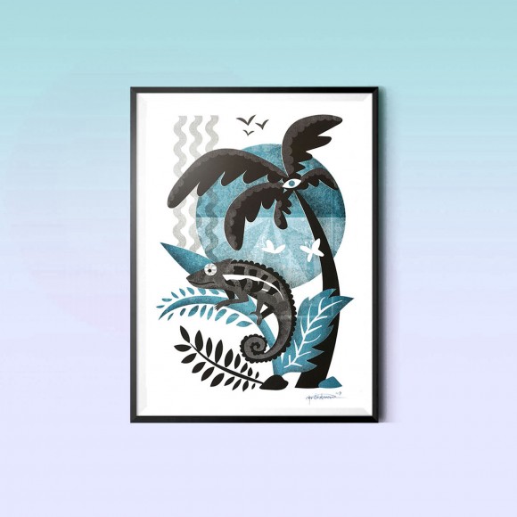 Riso print: Wilderness Riso print: Wilderness